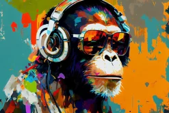 Online Sonstige Acrylglasbild DJ SCHIMPANSE