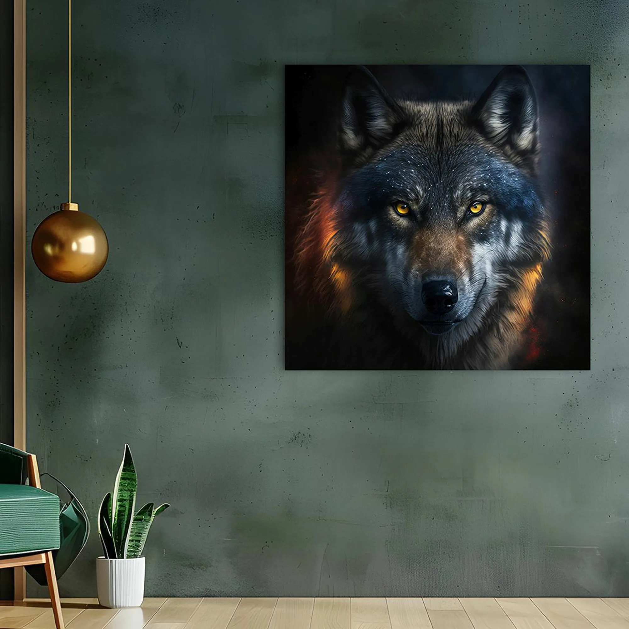 Best Sonstige Acrylglasbild MYSTERIOUS WOLF