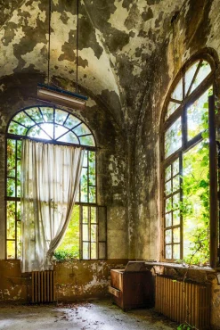 Sonstige Acrylglasbild VERLASSENE VILLA