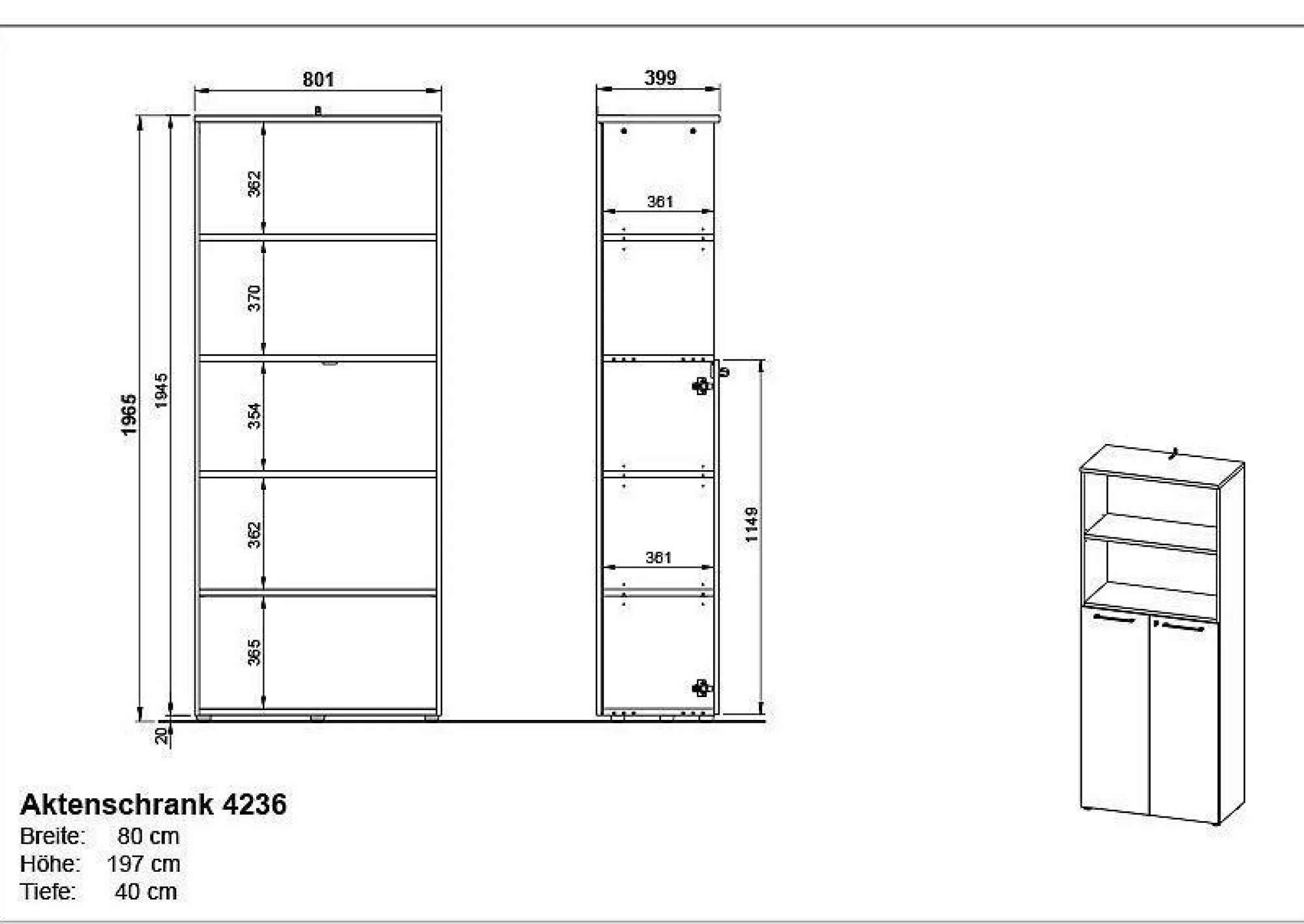 GERMANIA Aktenschrank AGENDA