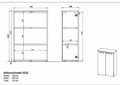 Outlet GERMANIA Aktenschrank AGENDA