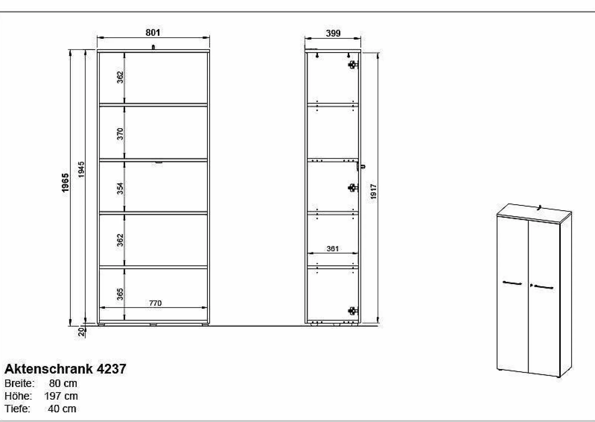 GERMANIA Aktenschrank AGENDA