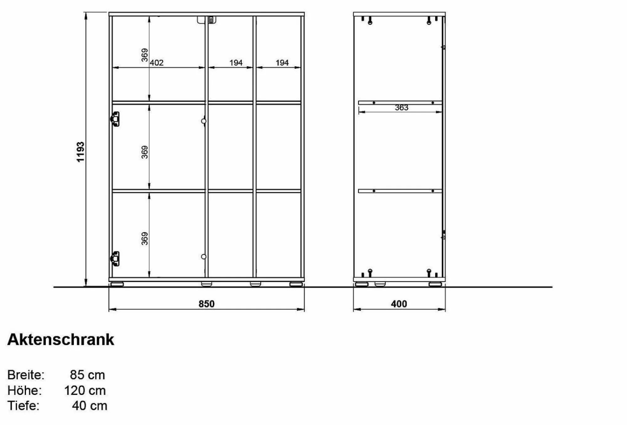 GERMANIA Aktenschrank LIONI