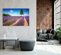 Discount Sonstige Akustikbild LAVENDELFELD 2