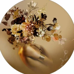 PRO ART Aludibondbild FLOWERS ON HER