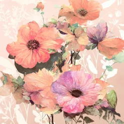 Clearance PRO ART Aludibondbild FLOWERS VI
