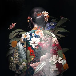 PRO ART Aludibondbild GEISHA V