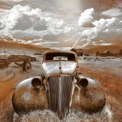 PRO ART Aludibondbild LOST CAR