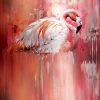 PRO ART Aludibondbild PRETTY FLAMINGO