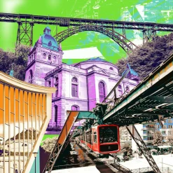 Sale PRO ART Aludibondbild WUPPERTAL