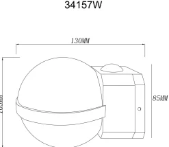 GLOBO Lighting Außenleuchte ILLI