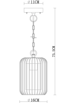 GLOBO Lighting Außenleuchte NINA