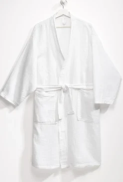 casa NOVA Bademantel MUSSELIN L/XL