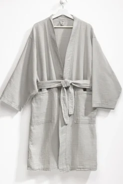 New casa NOVA Bademantel MUSSELIN L/XL