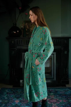 PIP STUDIO Bademantel Velour LES FLEURS