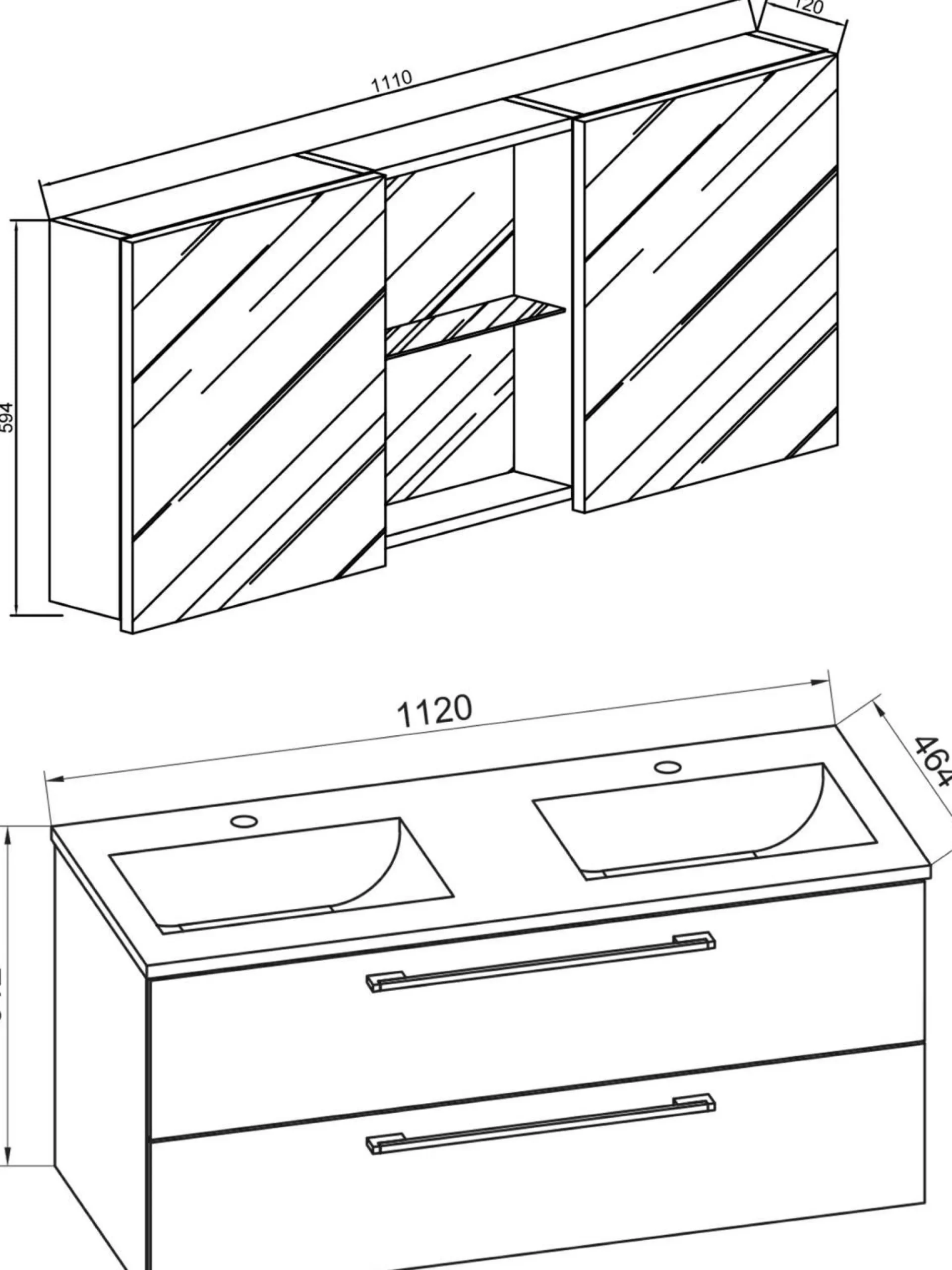 New VCM Badezimmerset BUDASI