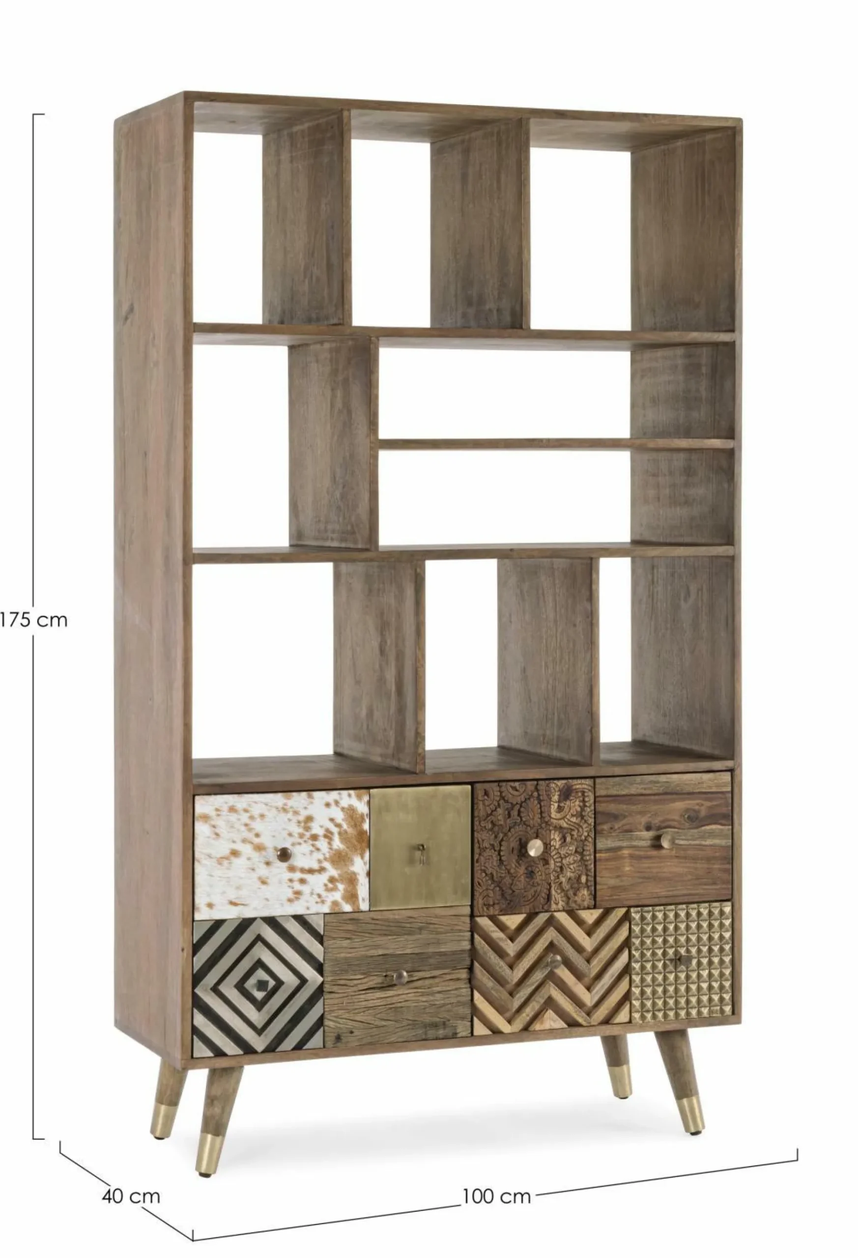 ANDREA BIZZOTTO Bücherregal DHAVAL