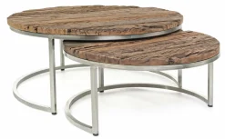 ANDREA BIZZOTTO Beistelltisch RAFTER 2er Set