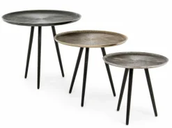 ANDREA BIZZOTTO Beistelltisch TAHIR 3er Set