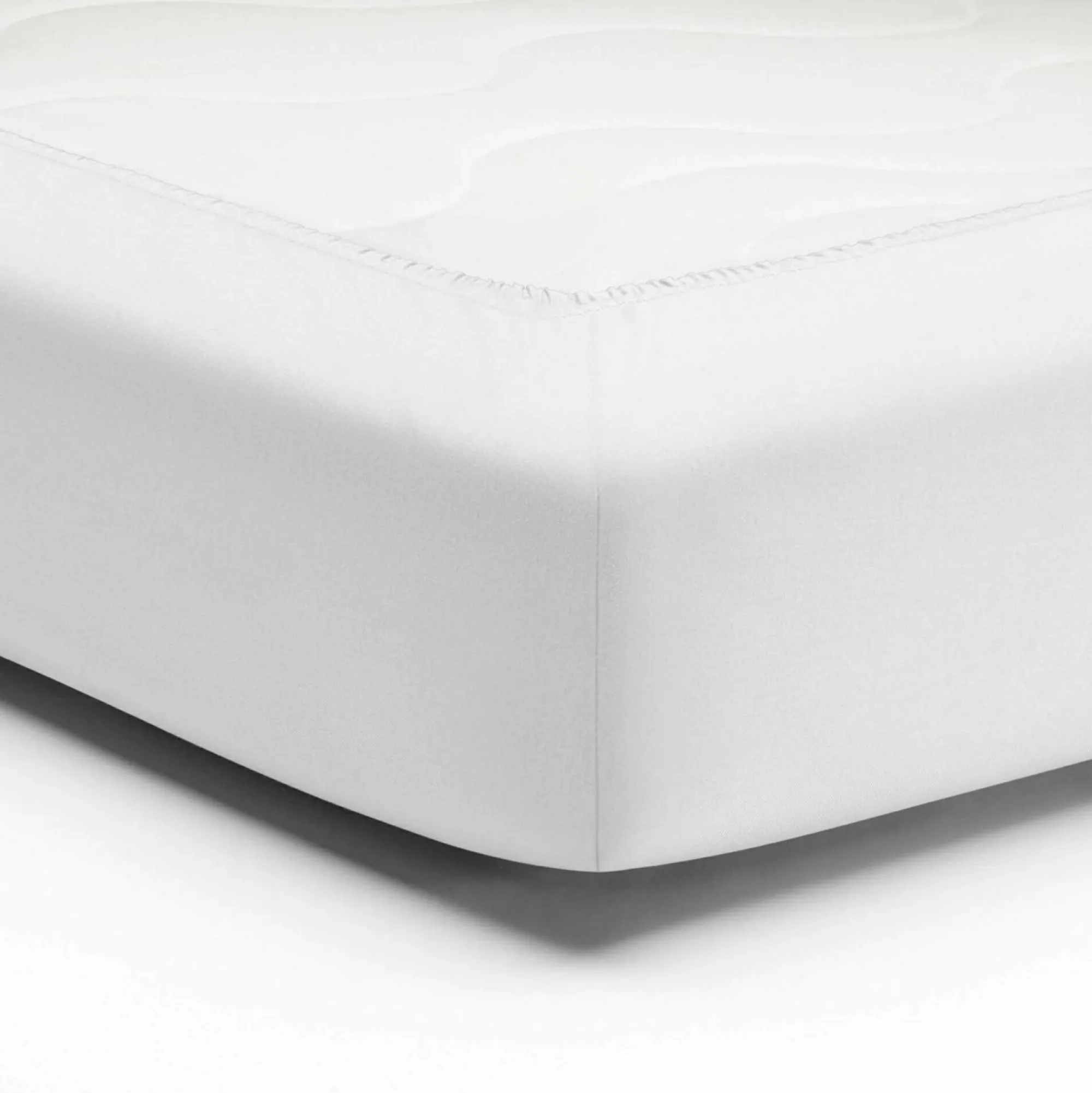 New Adam Matheis Bettlaken Baumwolle weiß