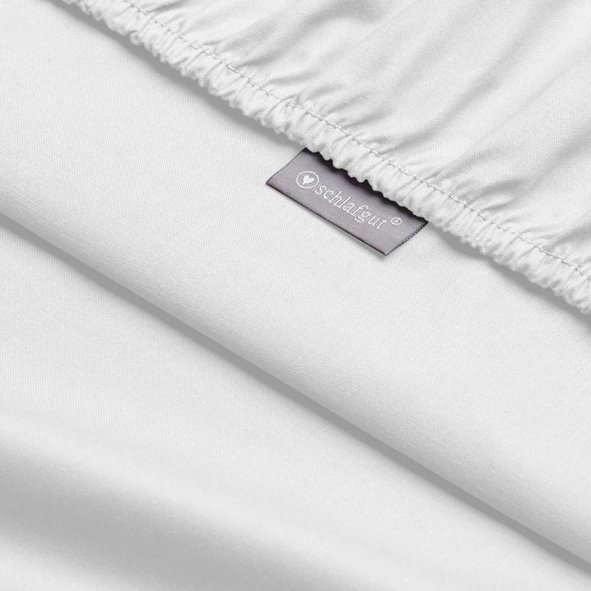 New Adam Matheis Bettlaken Baumwolle weiß