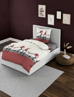 BIERBAUM Bettwäsche Biber grau