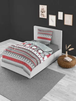 BIERBAUM Bettwäsche Biber rot