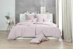 Hahn Bettwäsche Renforcé blass-rosé