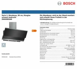 Best BOSCH Dunstesse DWK095G60