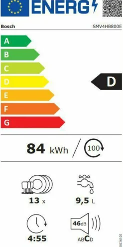 New BOSCH Geschirrspüler SMV4HB800E