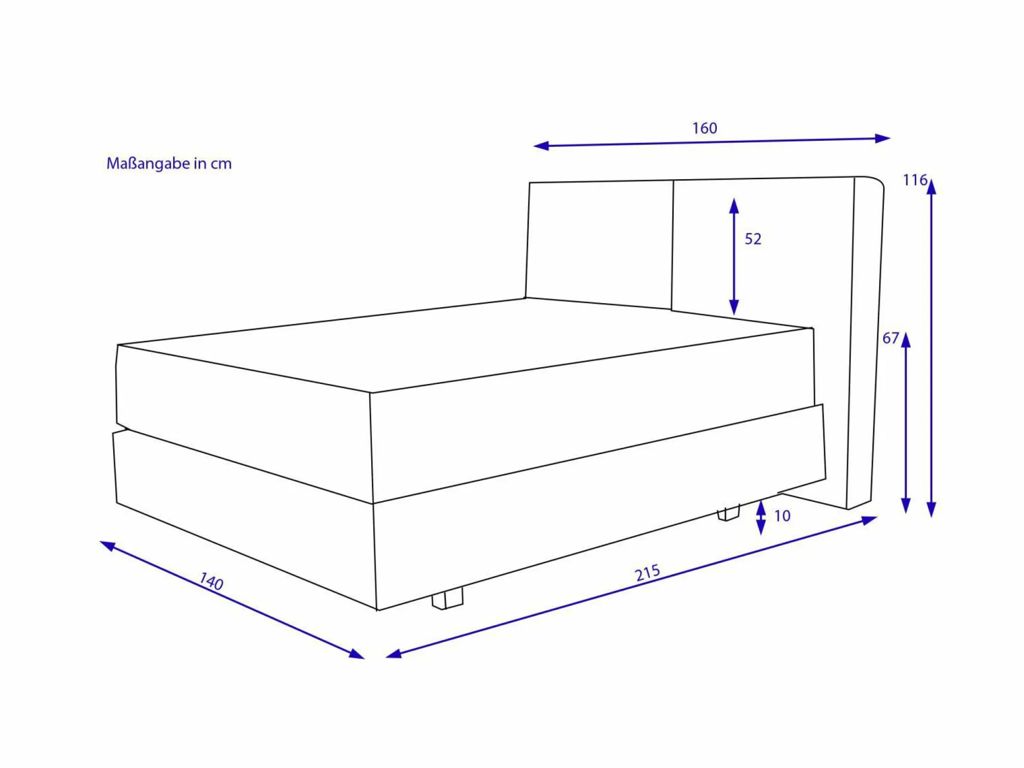 Best DUNLOPILLO Boxspringbett SUPERIOR
