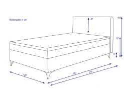 HARPER Boxspringbett EIBAR