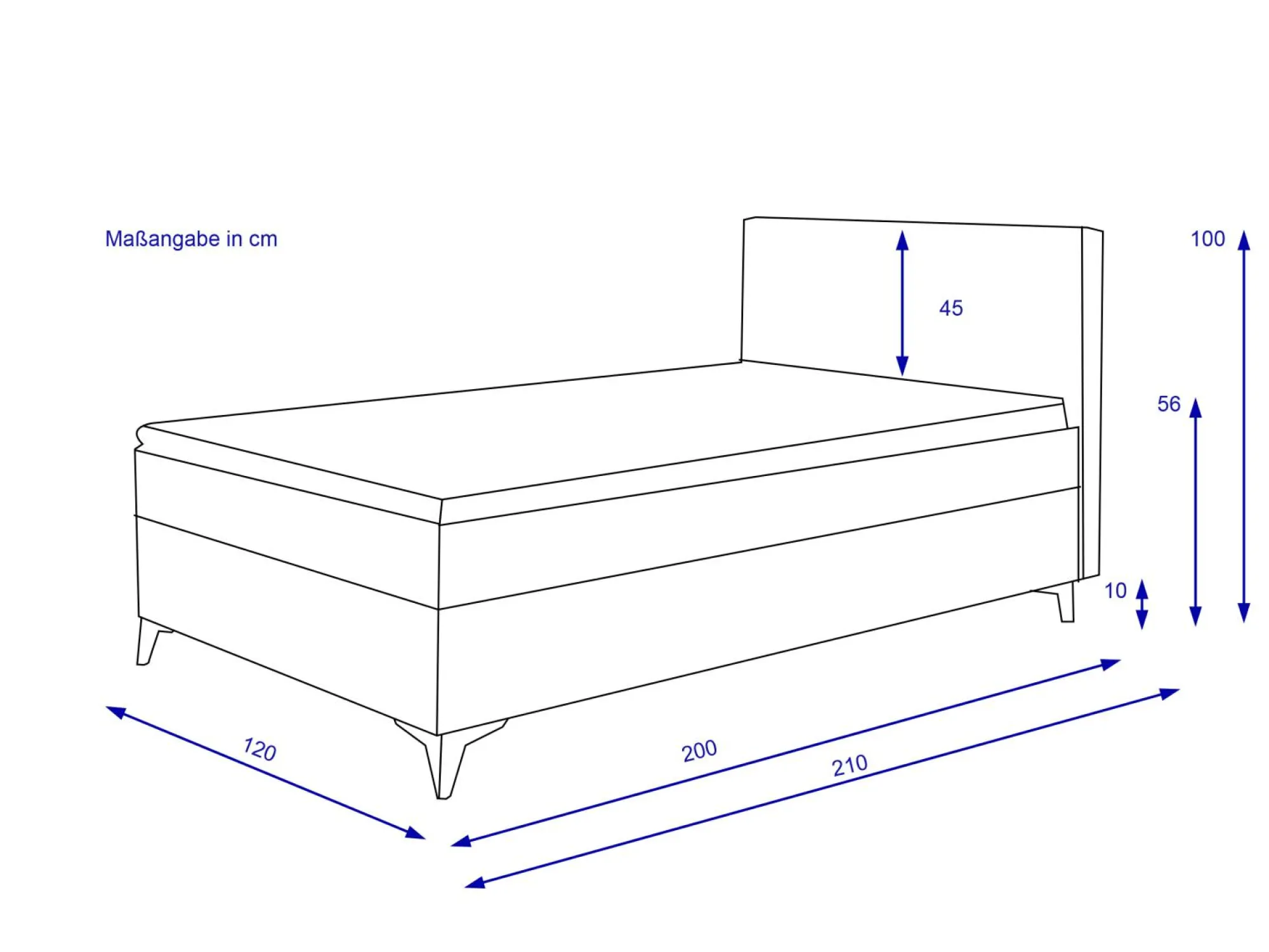 Clearance HARPER Boxspringbett EVRON