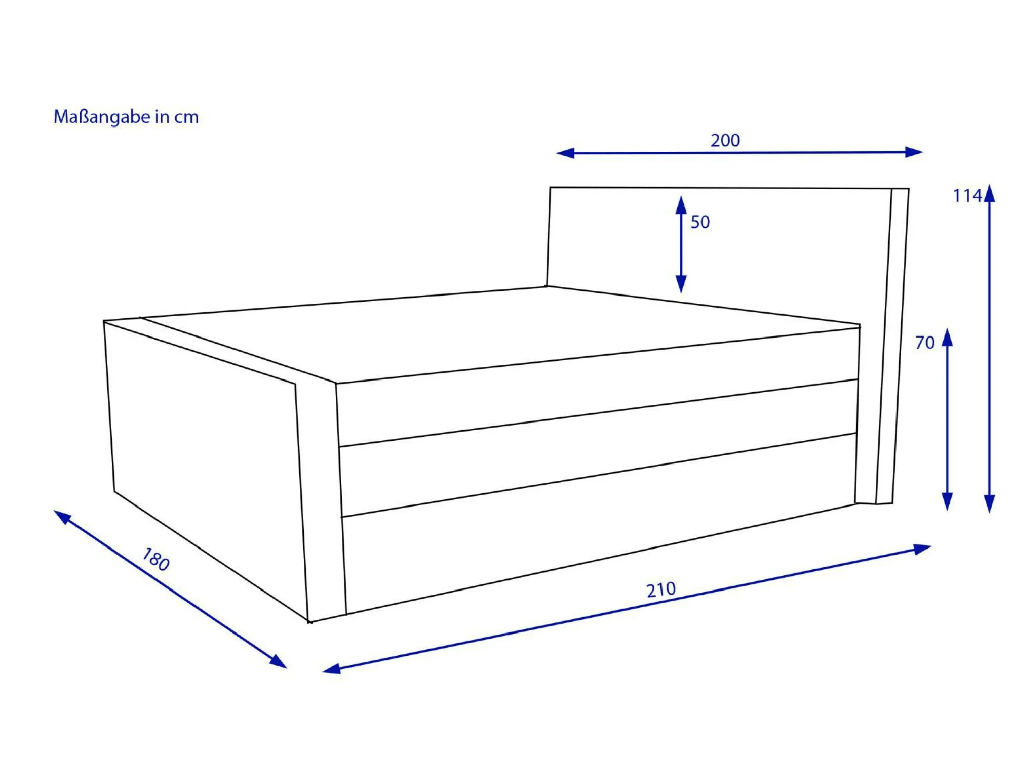 Online HARPER Boxspringbett MOLLINA