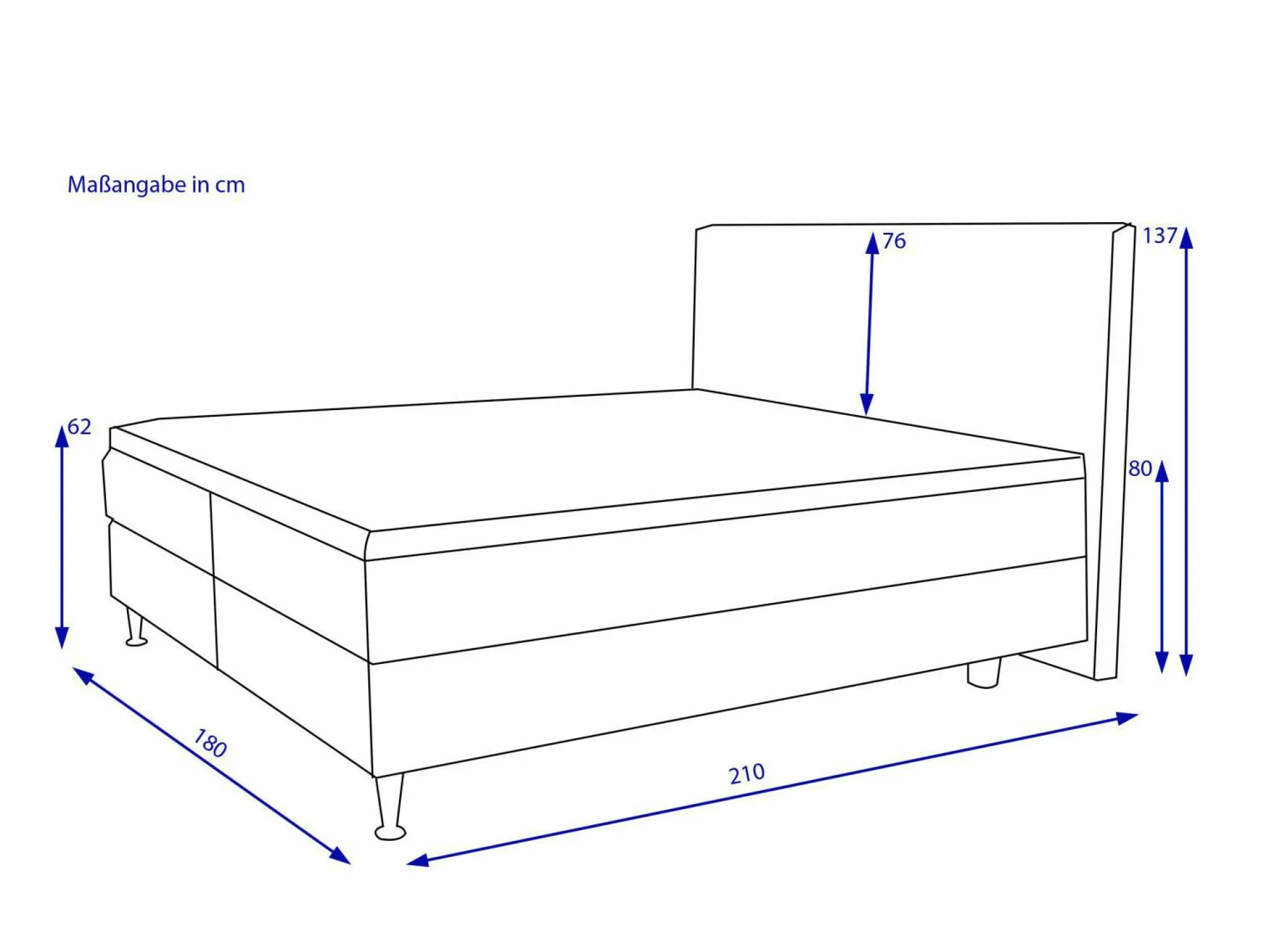 MONDO Boxspringbett BARELL