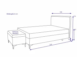 MONDO Boxspringbett BARELL