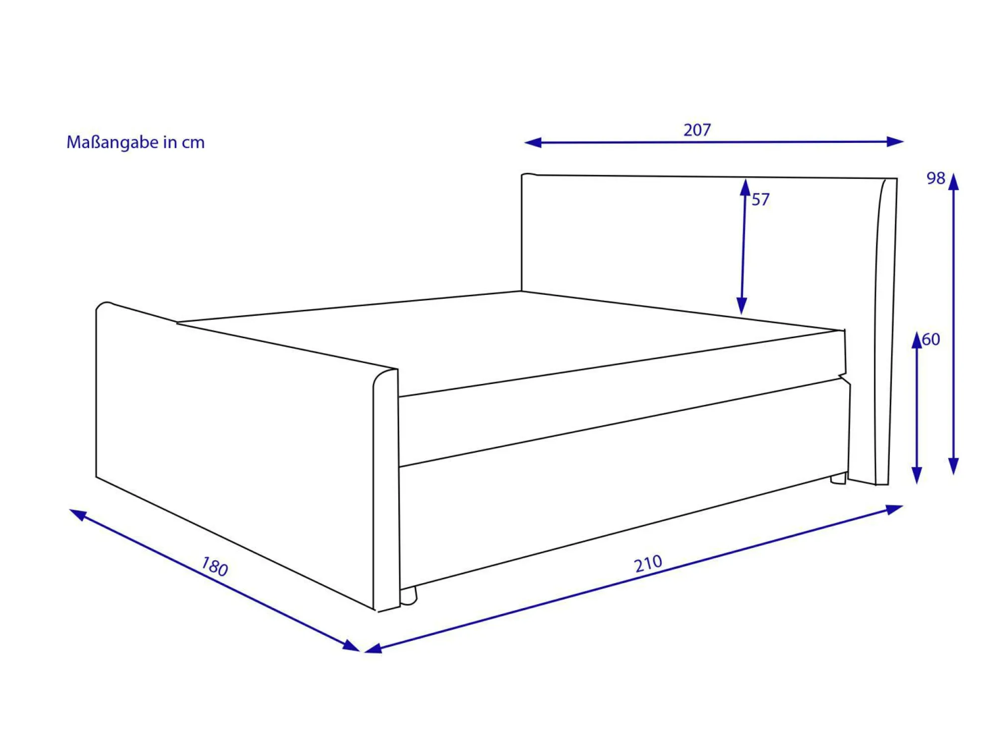SANSIBAR Boxspringbett VILSTED