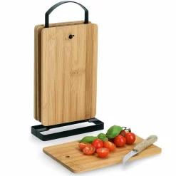 zeller Brettchenständer-Set BAMBUS