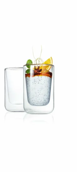 Best blomus Cappuccinogläser-Set NERO