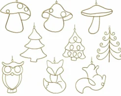 Hot Sonstige Christbaumschmuck Hänger WALDTIERE