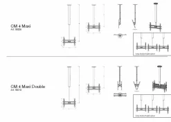VCM Deckenhalterung CM 4 Maxi