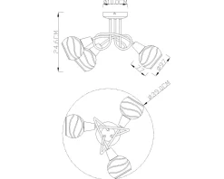 Sale GLOBO Lighting Deckenleuchte ELLIOTT