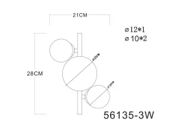 GLOBO Lighting Deckenleuchte RIHA