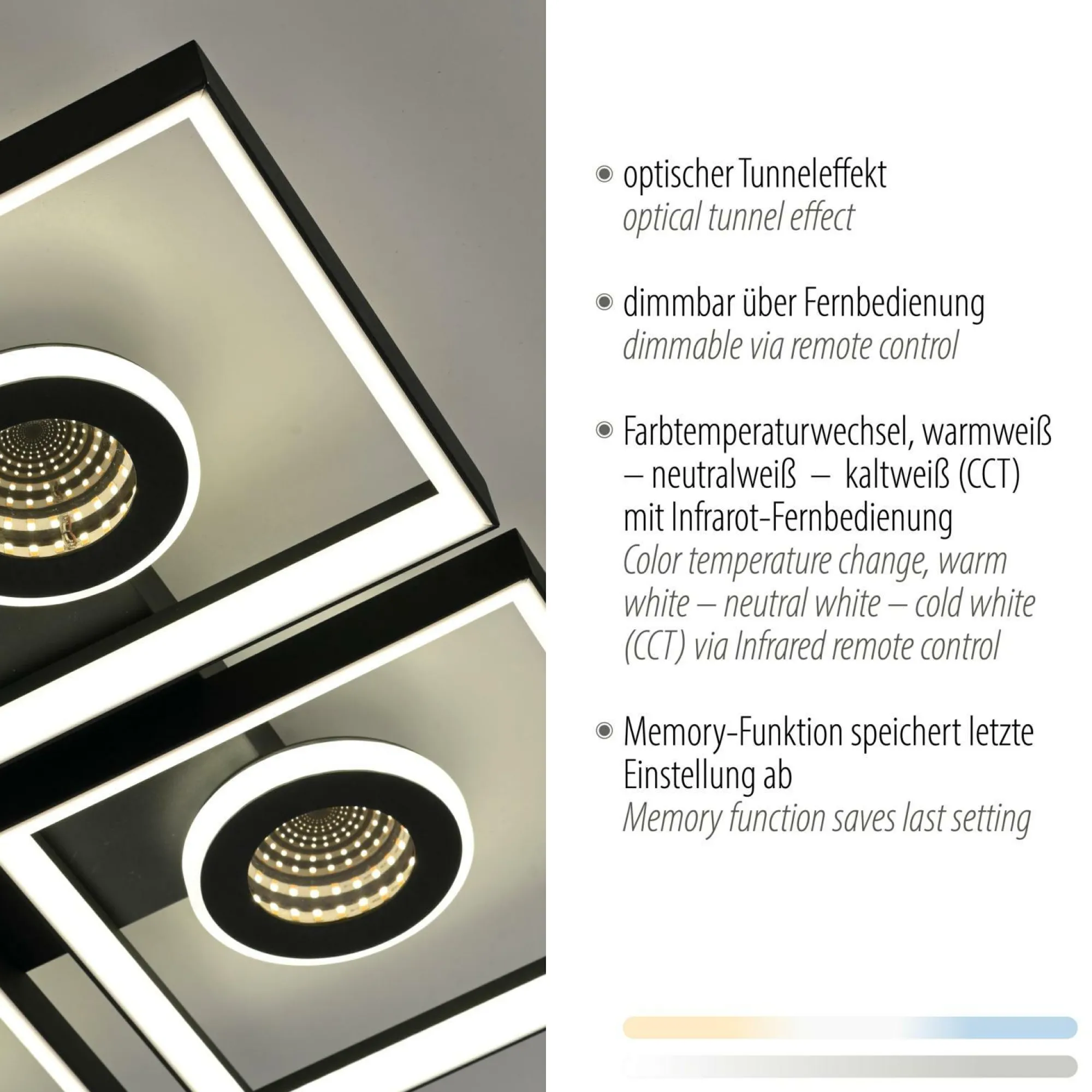 Paul Neuhaus Deckenleuchte TRAFORO