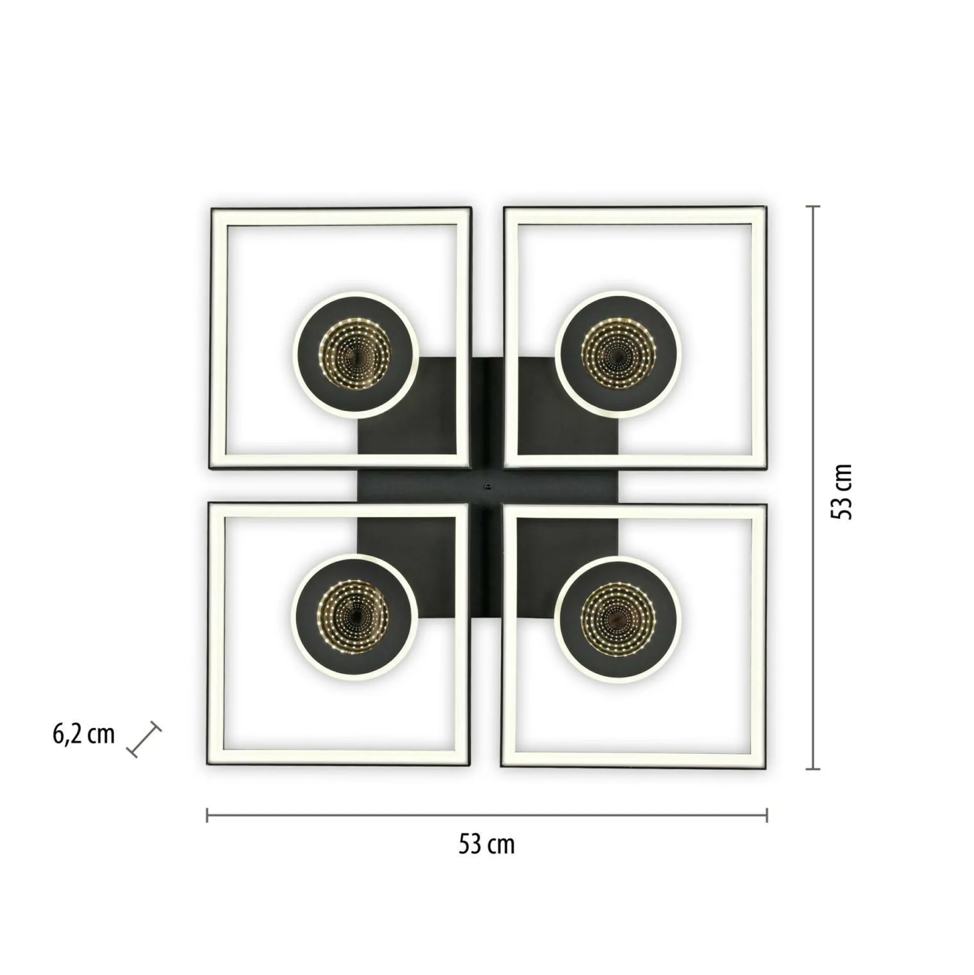Paul Neuhaus Deckenleuchte TRAFORO