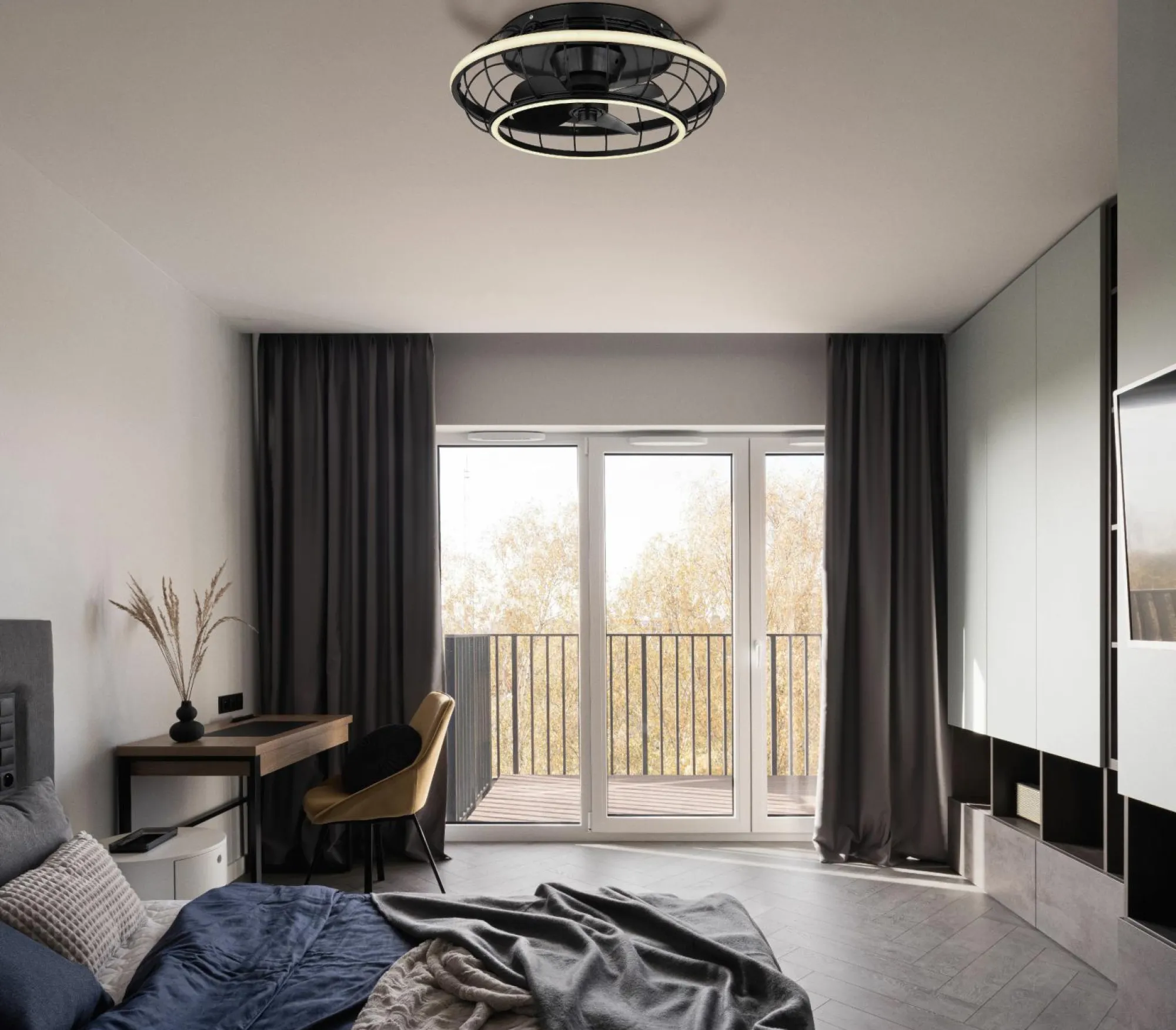 Best GLOBO Lighting Deckenventilator LINAY