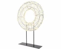 casa NOVA Drahtkranz LED auf Fuß