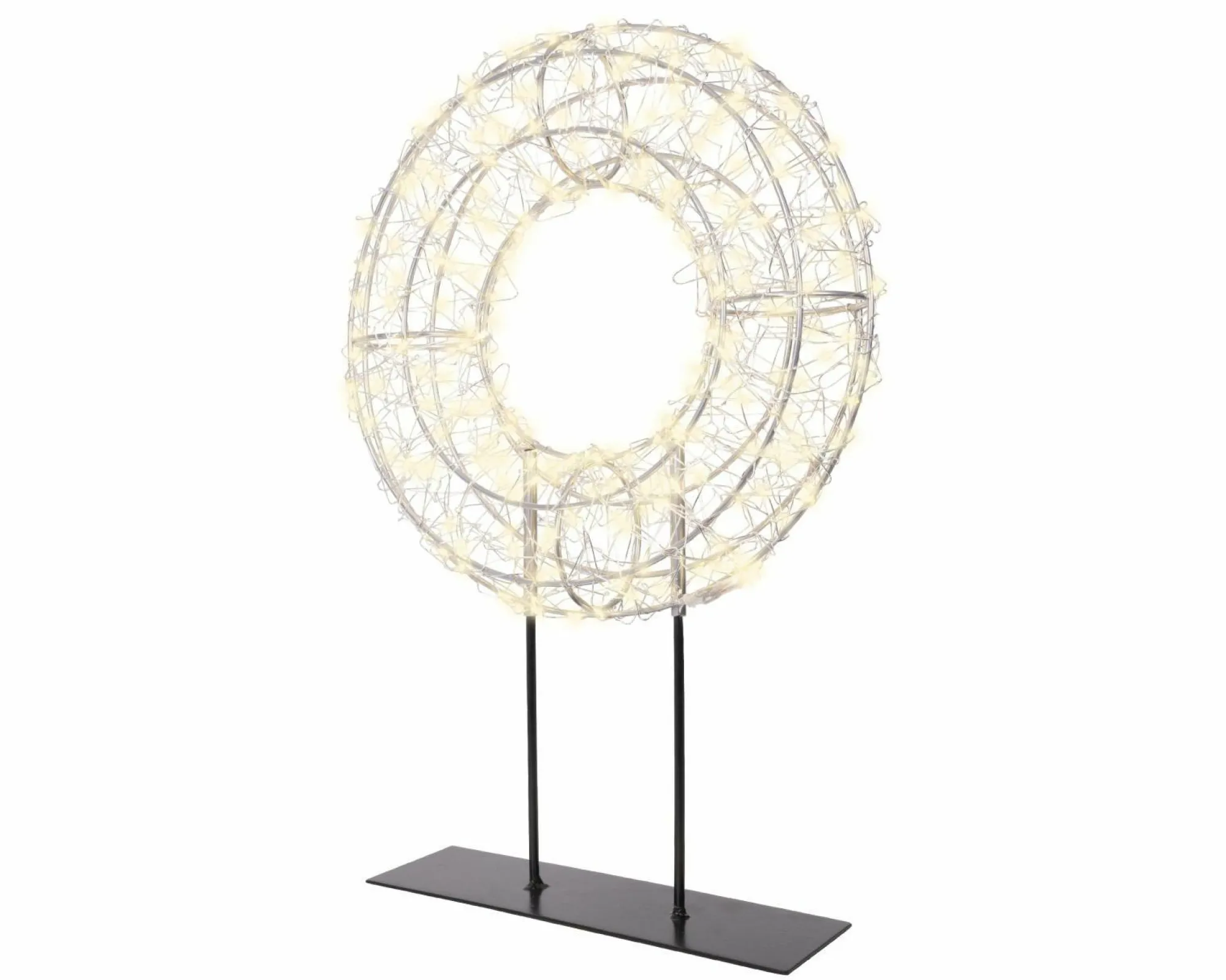 casa NOVA Drahtkranz LED auf Fuß