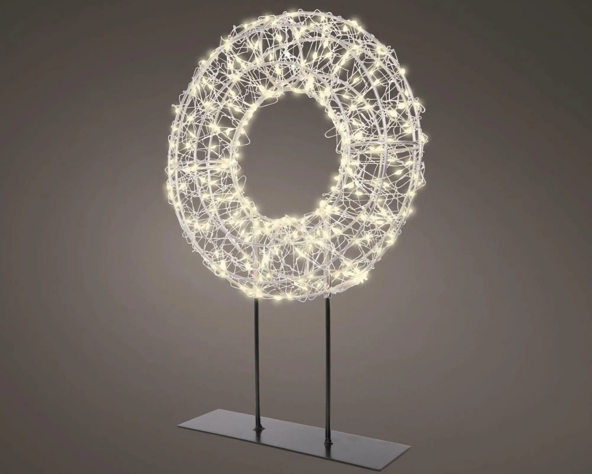 casa NOVA Drahtkranz LED auf Fuß