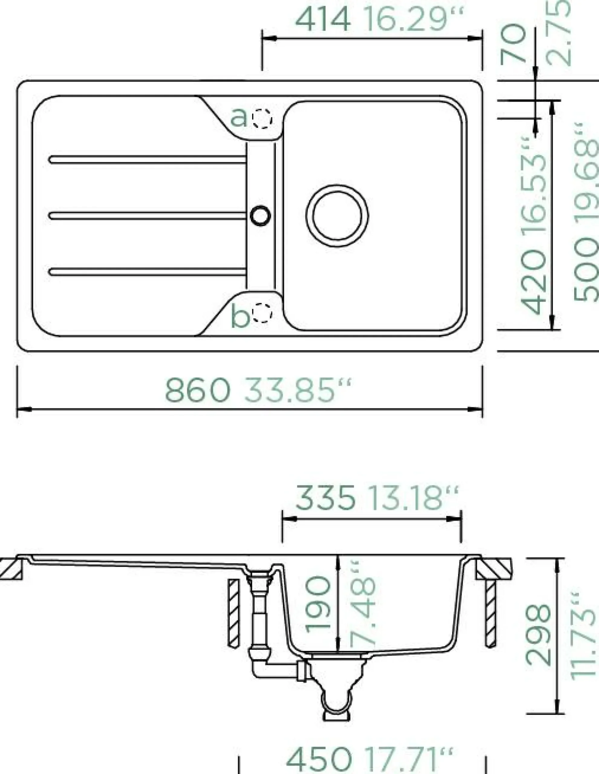 SCHOCK Einbauspüle Formhaus D100